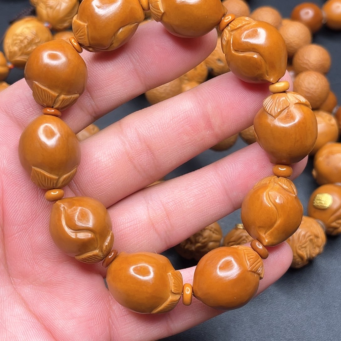 橄榄核手串/手链手工寿桃