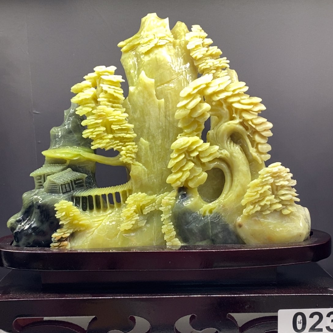 【闪购商品】蛇纹石玉（覆膜）珠宝奇石未镶嵌