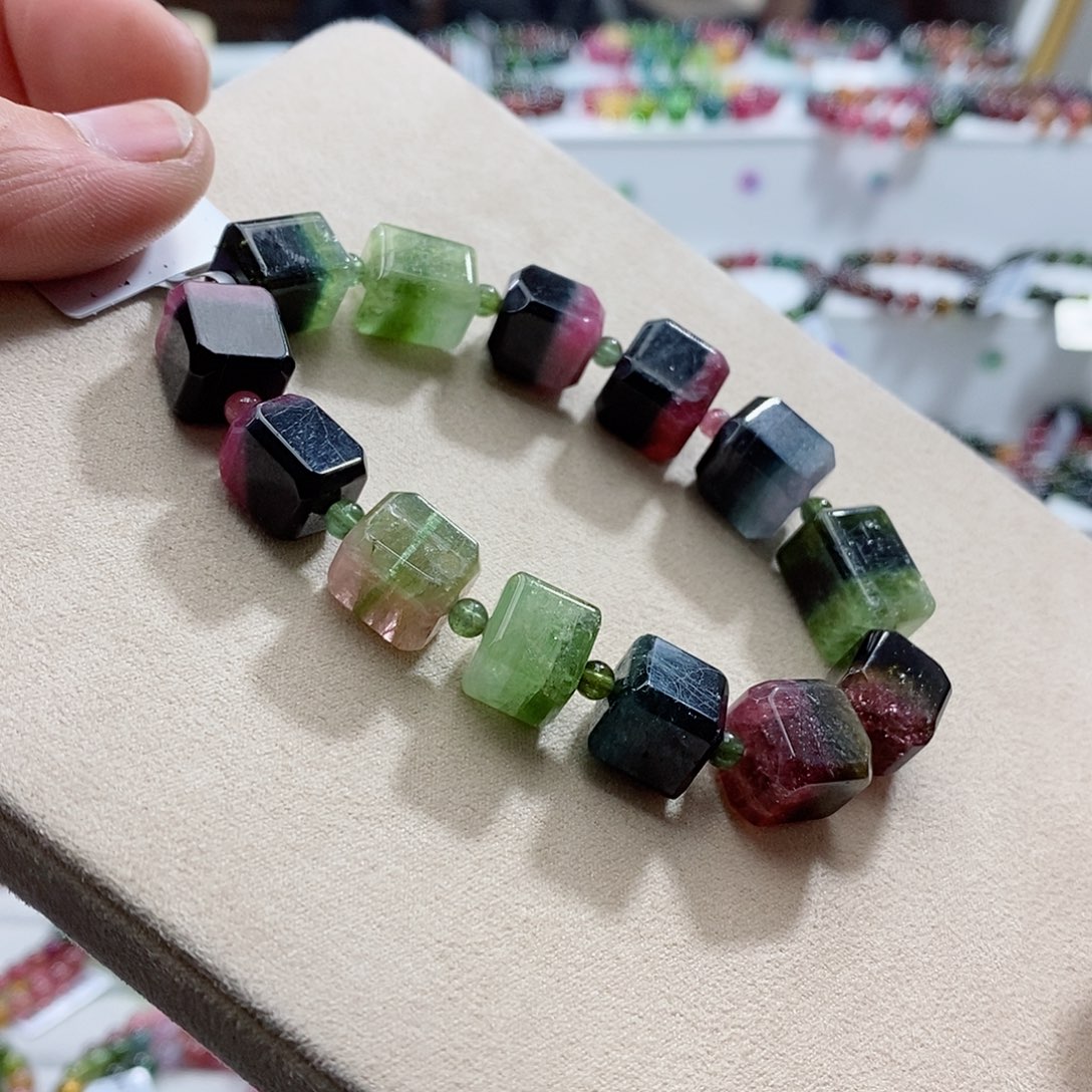 碧玺手链未镶嵌手链