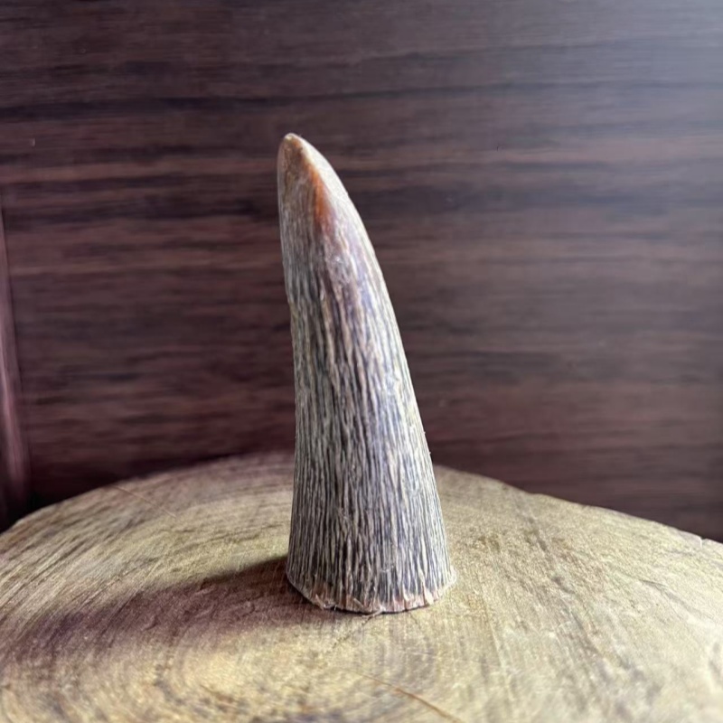 牛角中古摆件装饰玄关雕刻手工精美鎏金精致把玩创意茶道