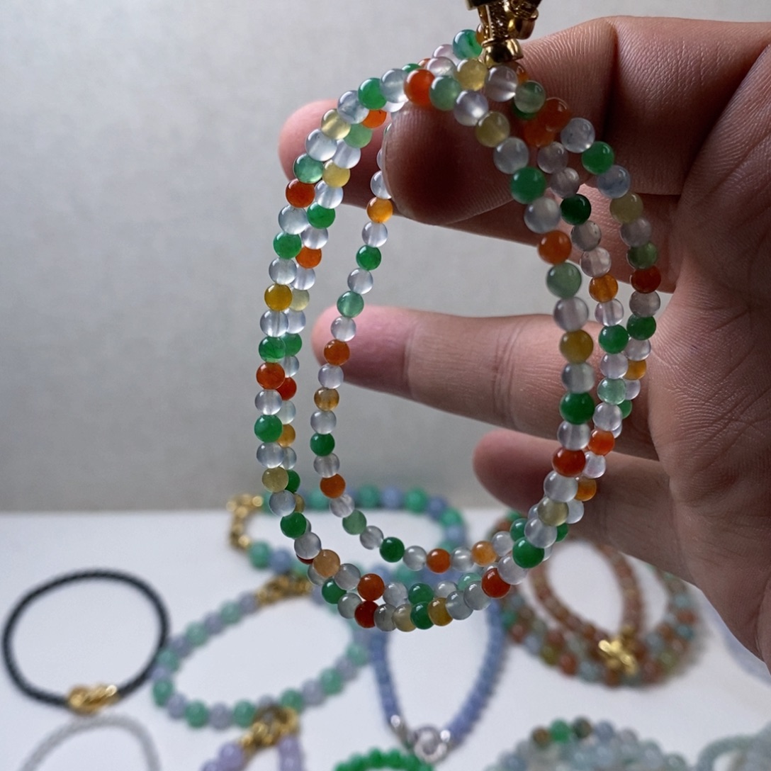 定制翡翠未镶嵌缅甸翡翠a货卡3.8