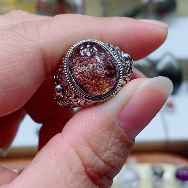 水晶戒指未镶嵌水晶