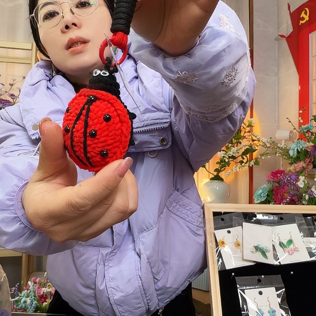 纯手工钩织钩织挂件