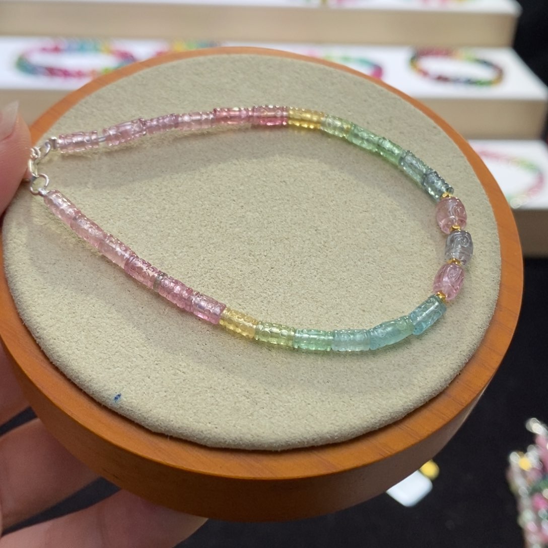 【闪购商品】碧玺手串未镶嵌两天看货期