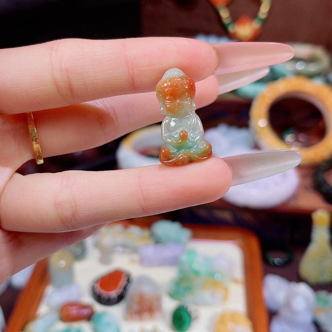 紫***郁翡翠未镶嵌手链手链