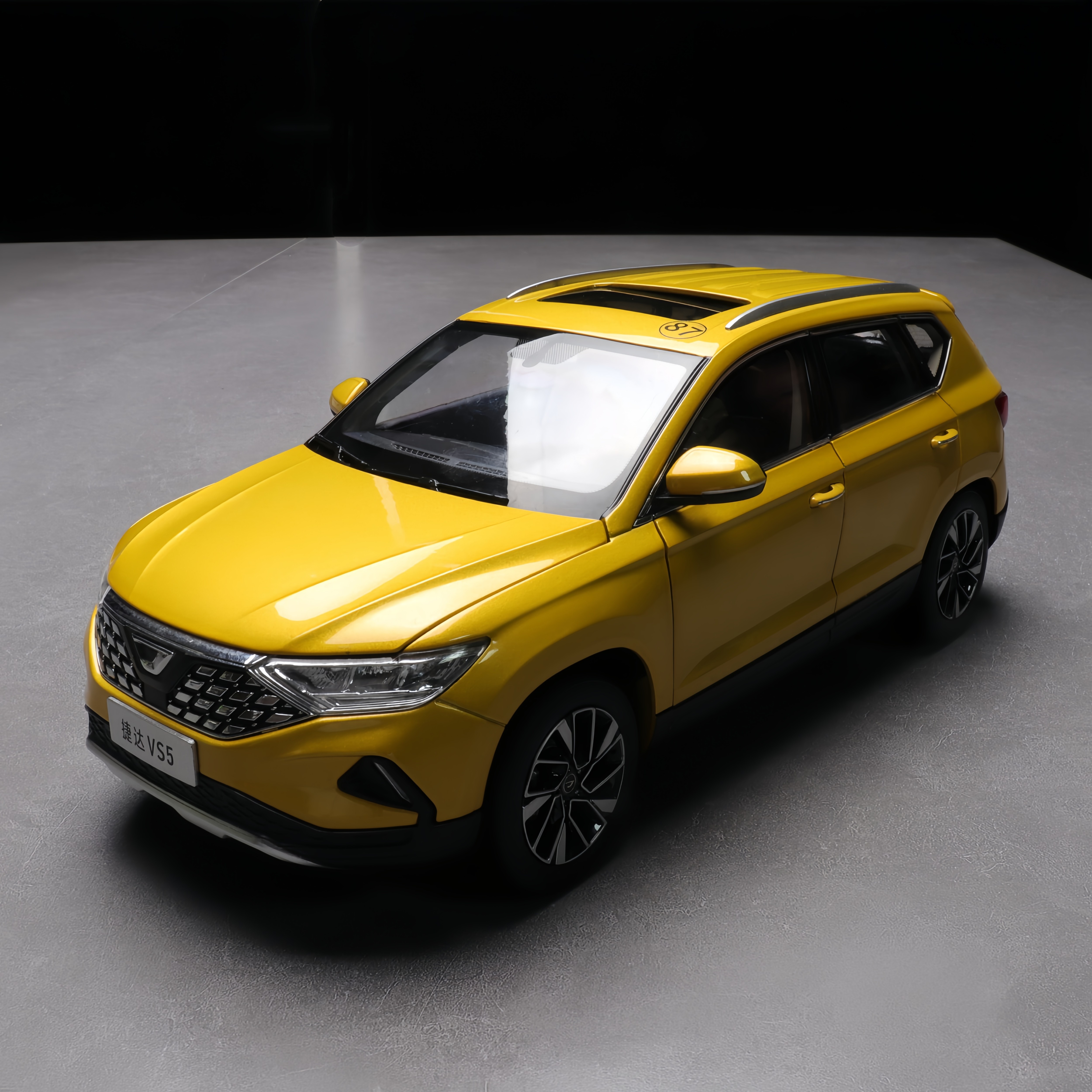 捷达vs5合金1：18比例原厂静态汽车模型