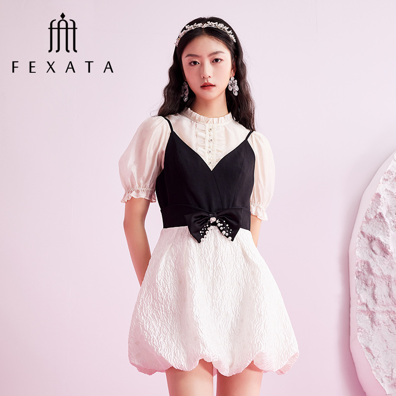 【白姐专属】FEXATA斐格思套装女少女感吊带裙两件套