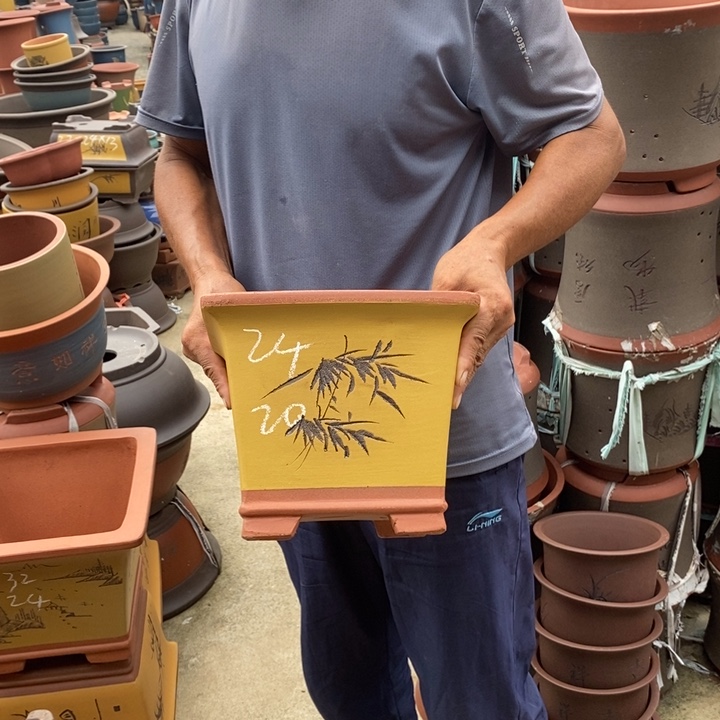 紫砂花盆紫砂花盆