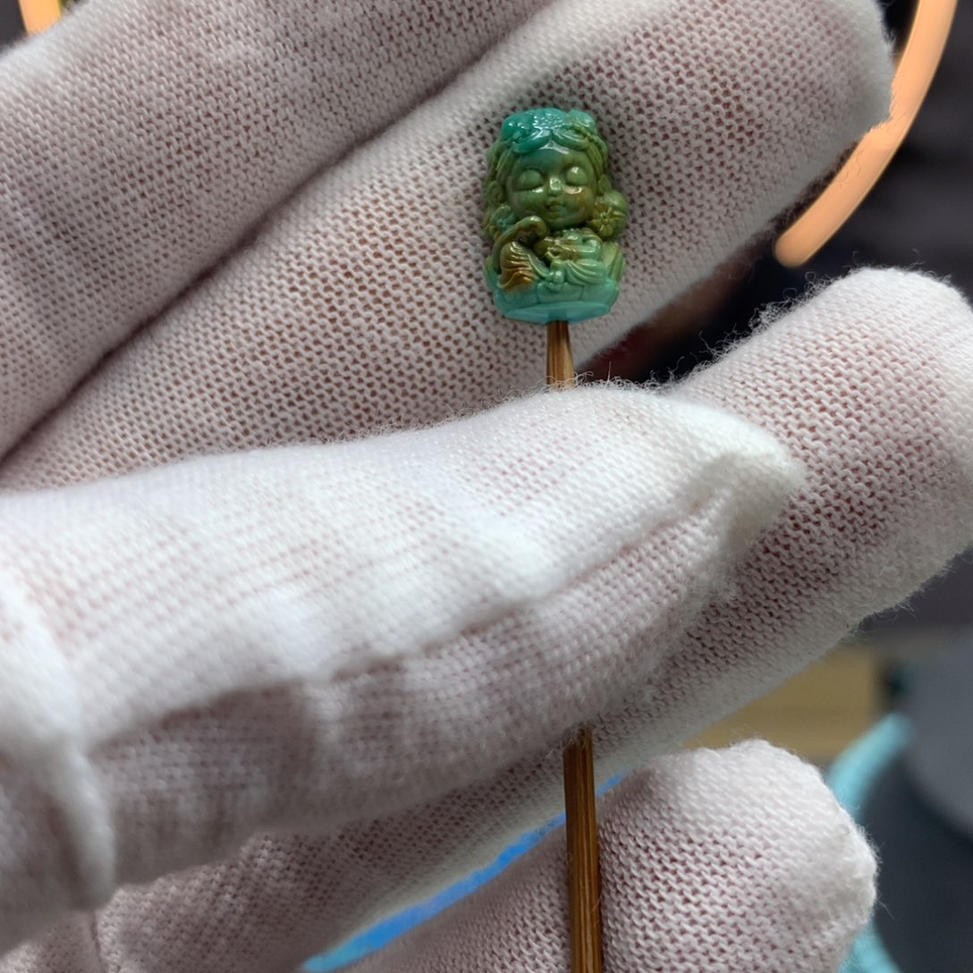 绿松石挂件未镶嵌