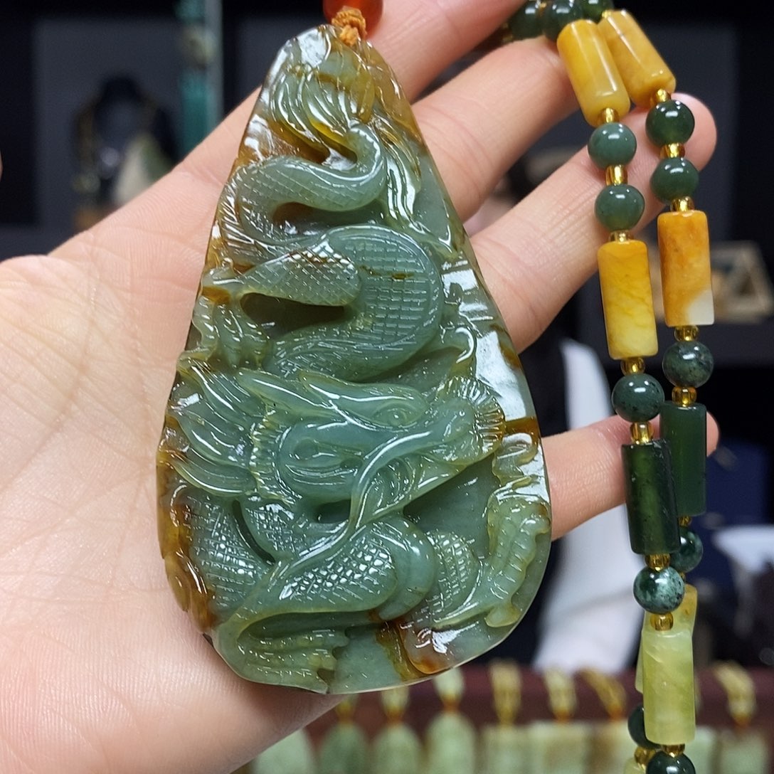 岫玉挂件吊坠未镶嵌