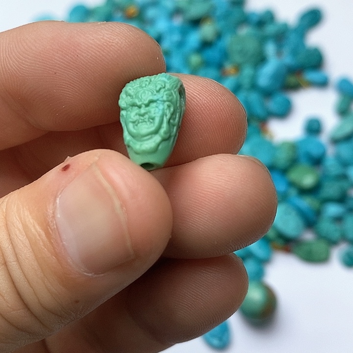 绿松石珠宝奇石未镶嵌