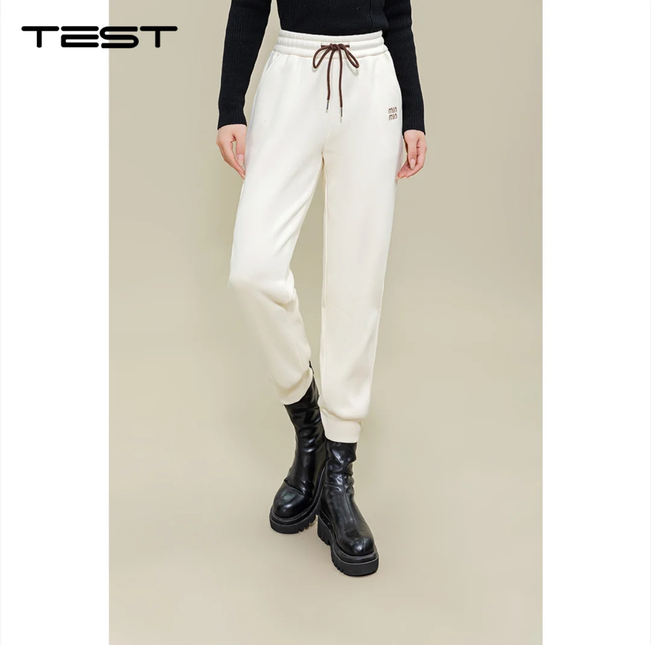 湖南省 她之蝶 24 冬加绒卫裤 3244070