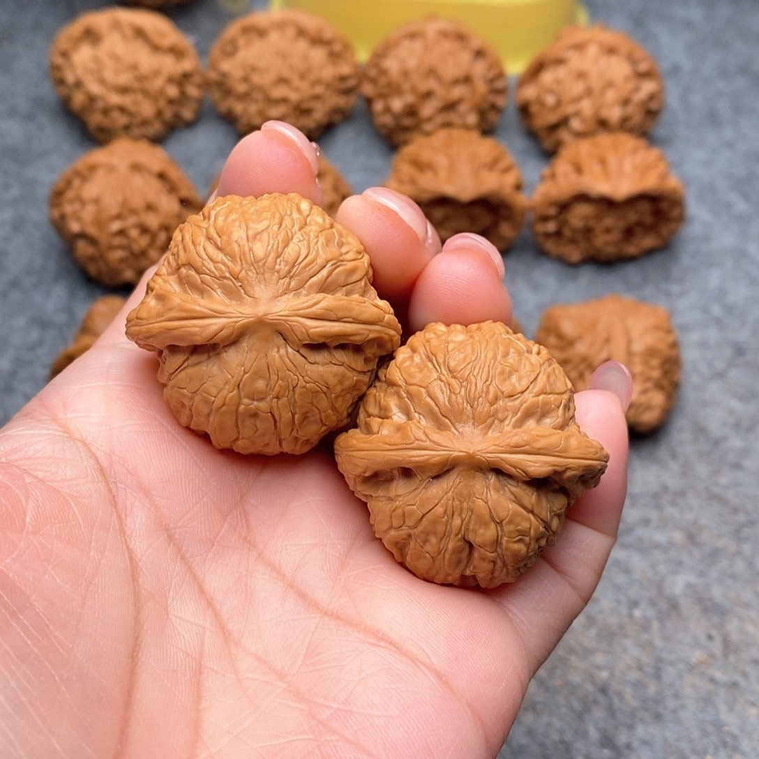 文玩核桃把件战*精品乾隆磨38全品