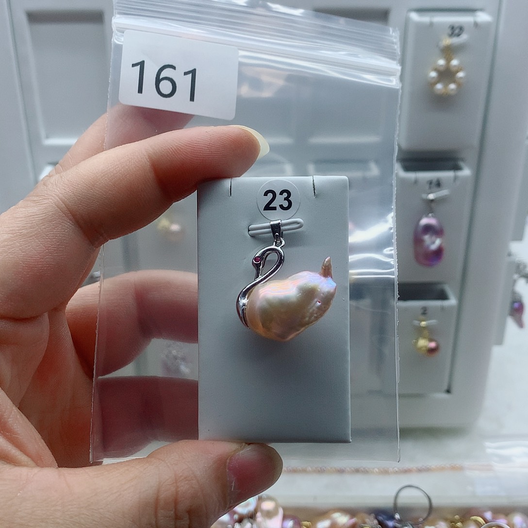 吊坠(不含链)淡水珍珠合金