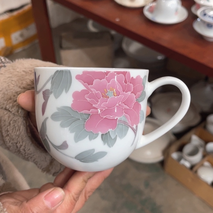 手绘釉下五彩400毫升