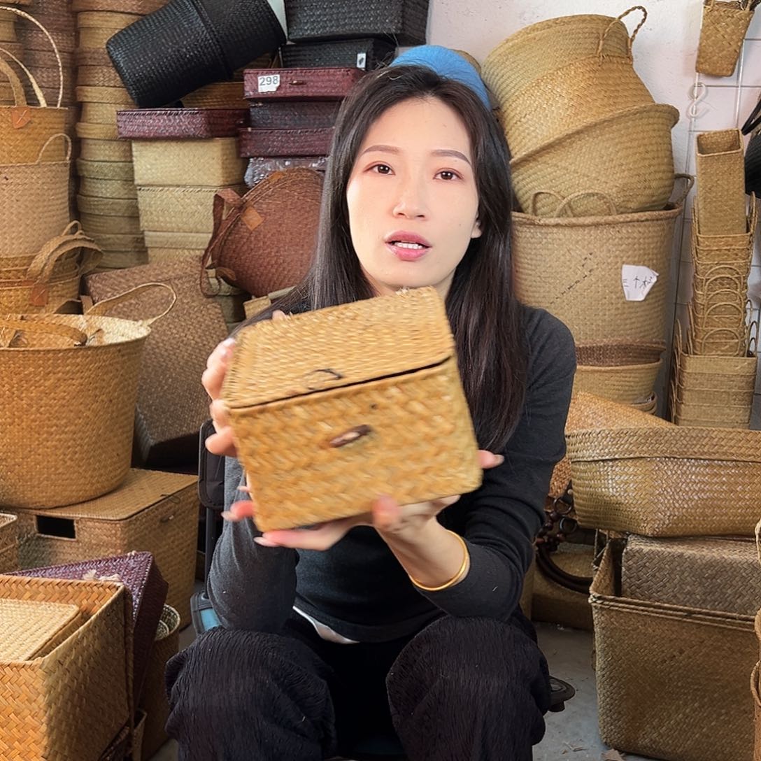 草编草编包/草编收纳盒微瑕疵