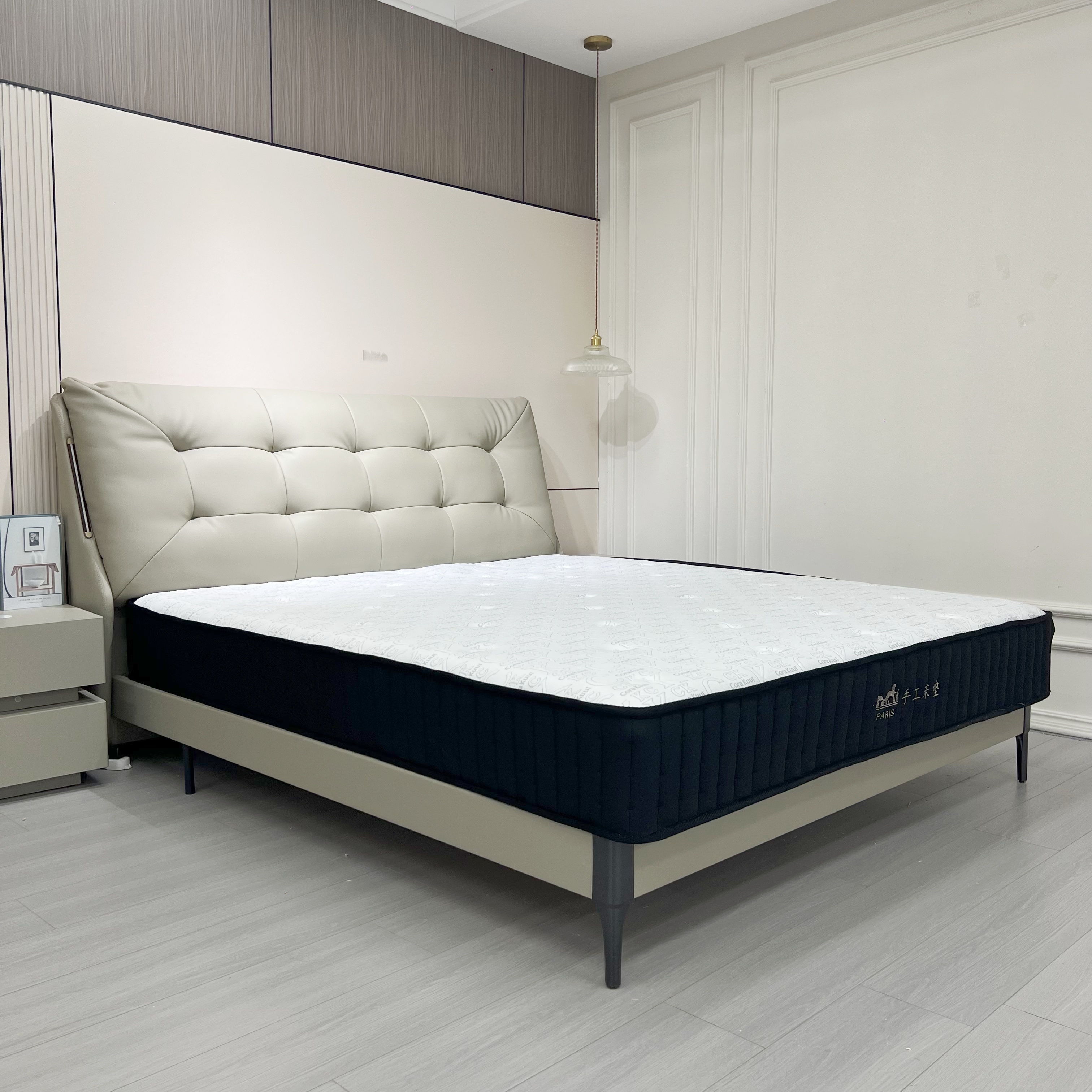 【十全十美】高端爆款真皮主卧双人大床软包婚床门店高货1.8m网红床