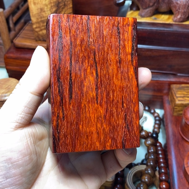 檀香紫檀（小叶紫檀）虾烟盒