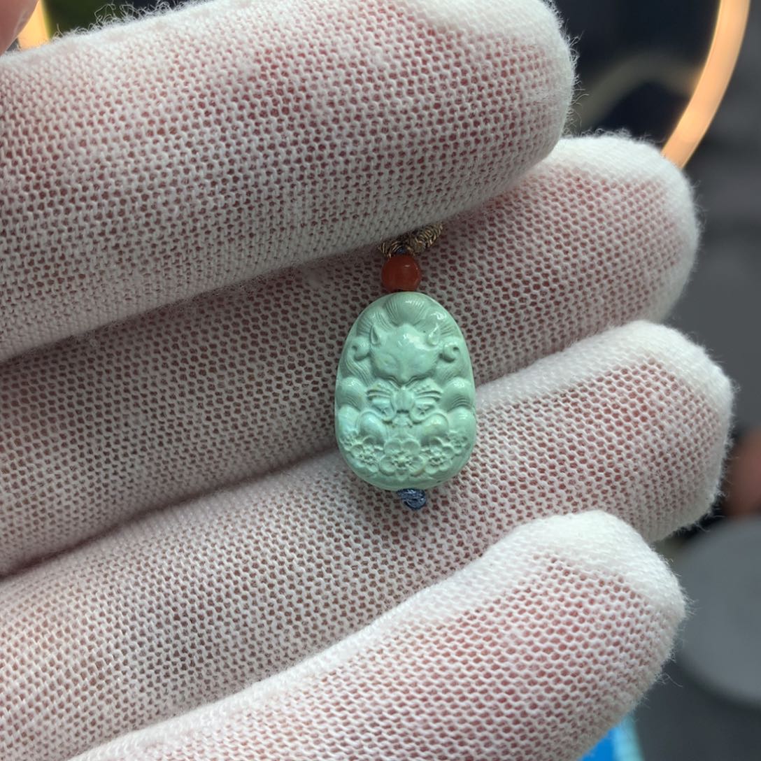 绿松石挂件未镶嵌