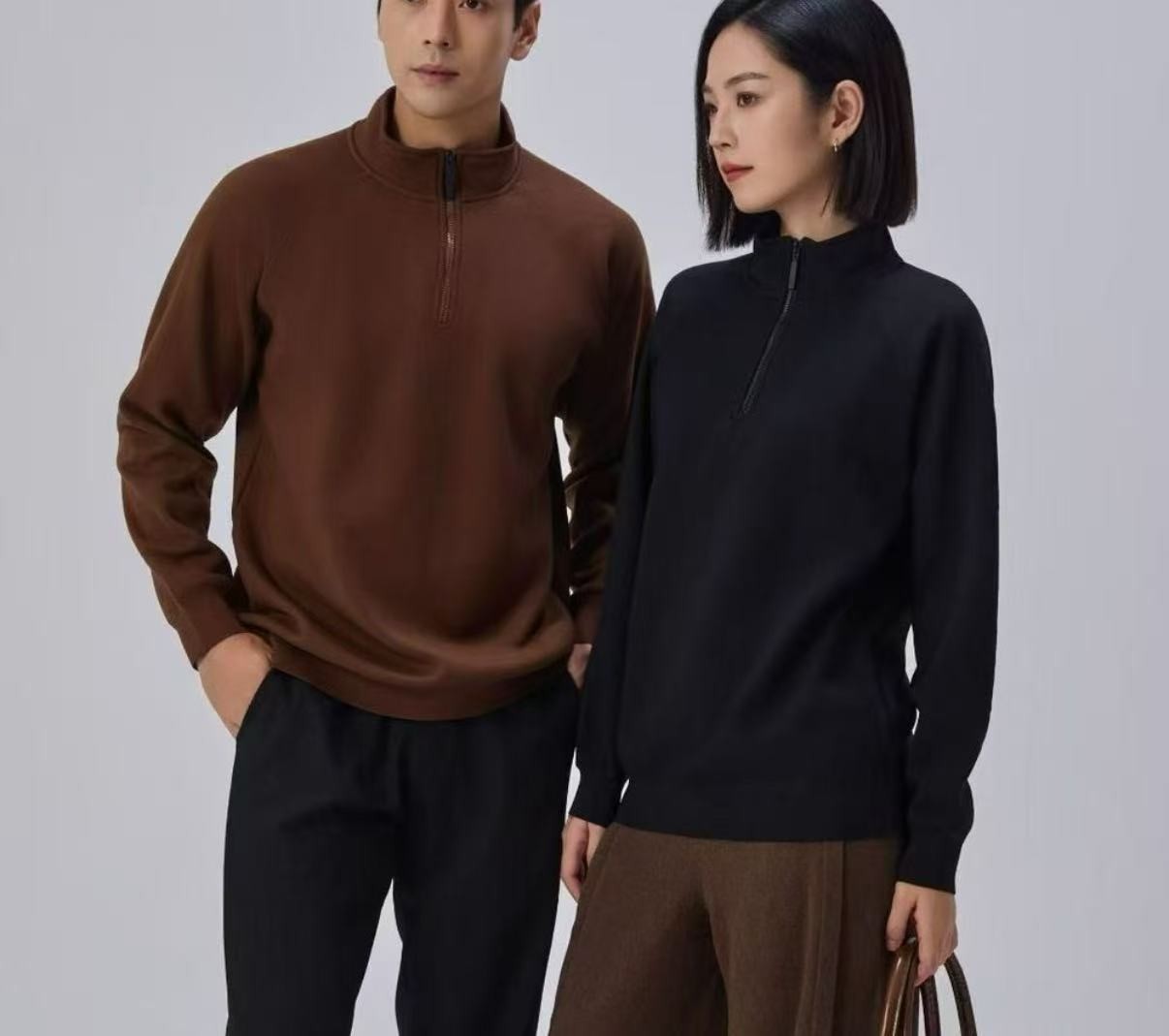 【思雅】387男士立领拉链外套