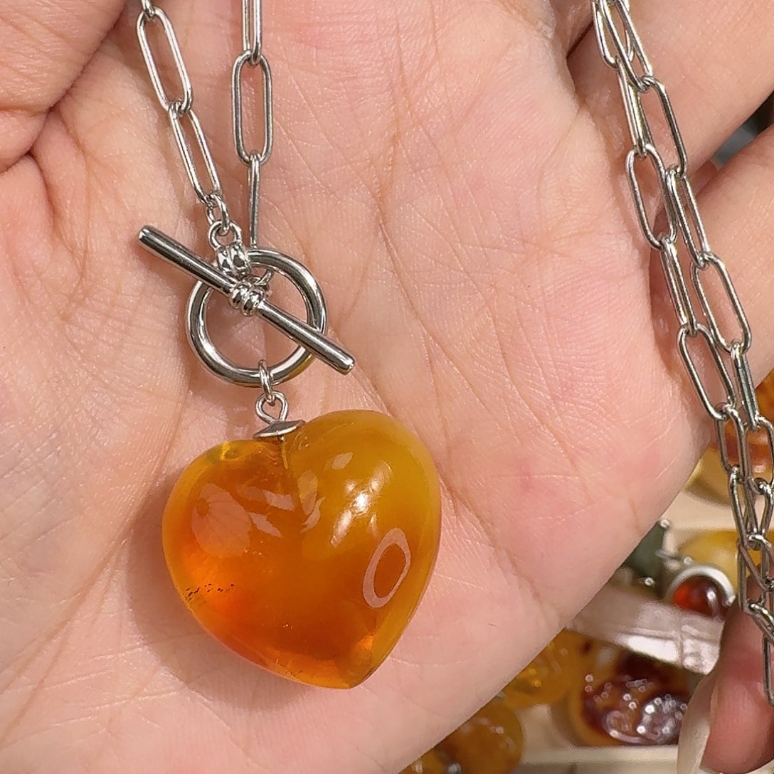 琥珀未镶嵌裸石我