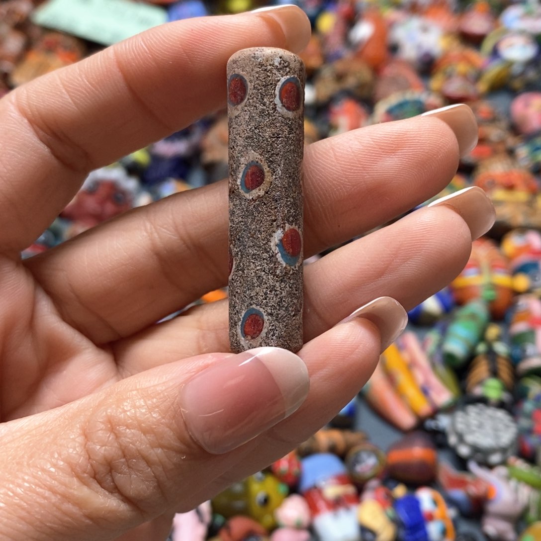 琉璃颈饰印度尼西亚桶珠