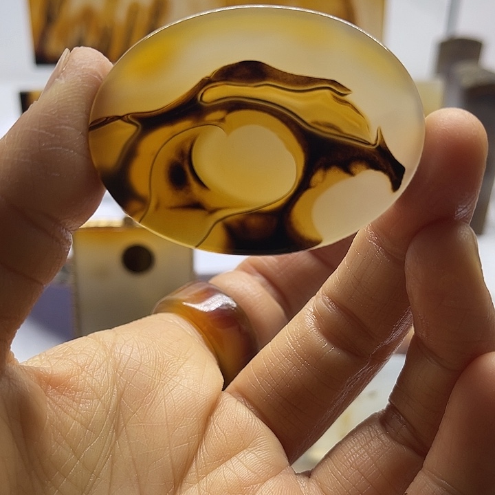 玛瑙/玉髓未镶嵌吊坠(不含链)