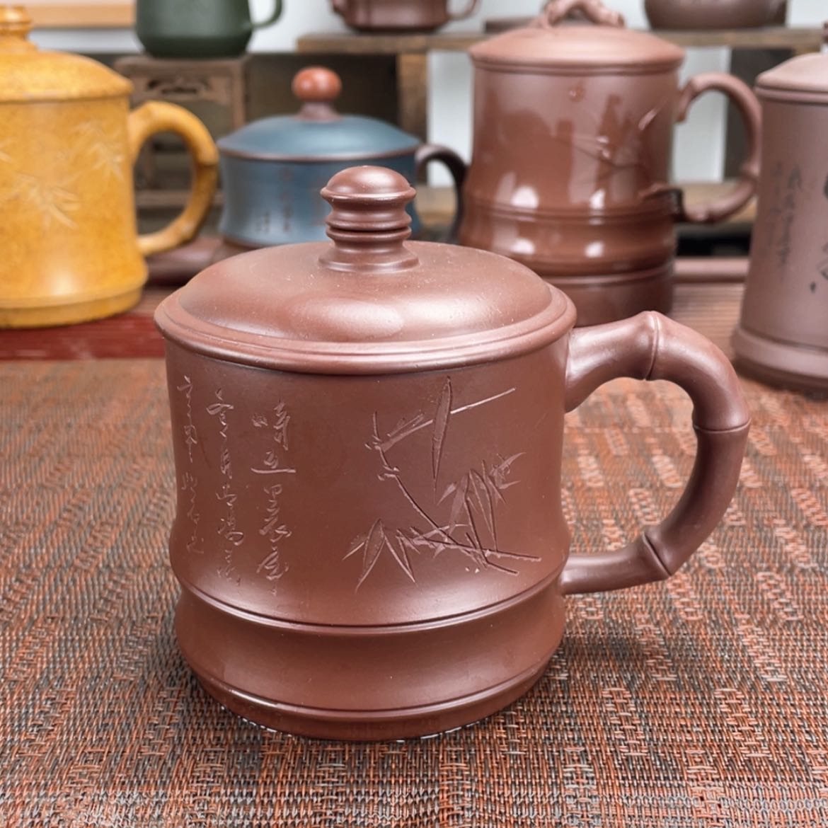 【闪购商品】紫砂茶杯宜兴原矿紫砂盖杯微瑕