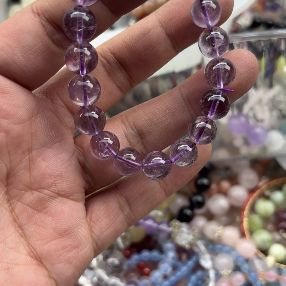 水晶银S925镶嵌手链