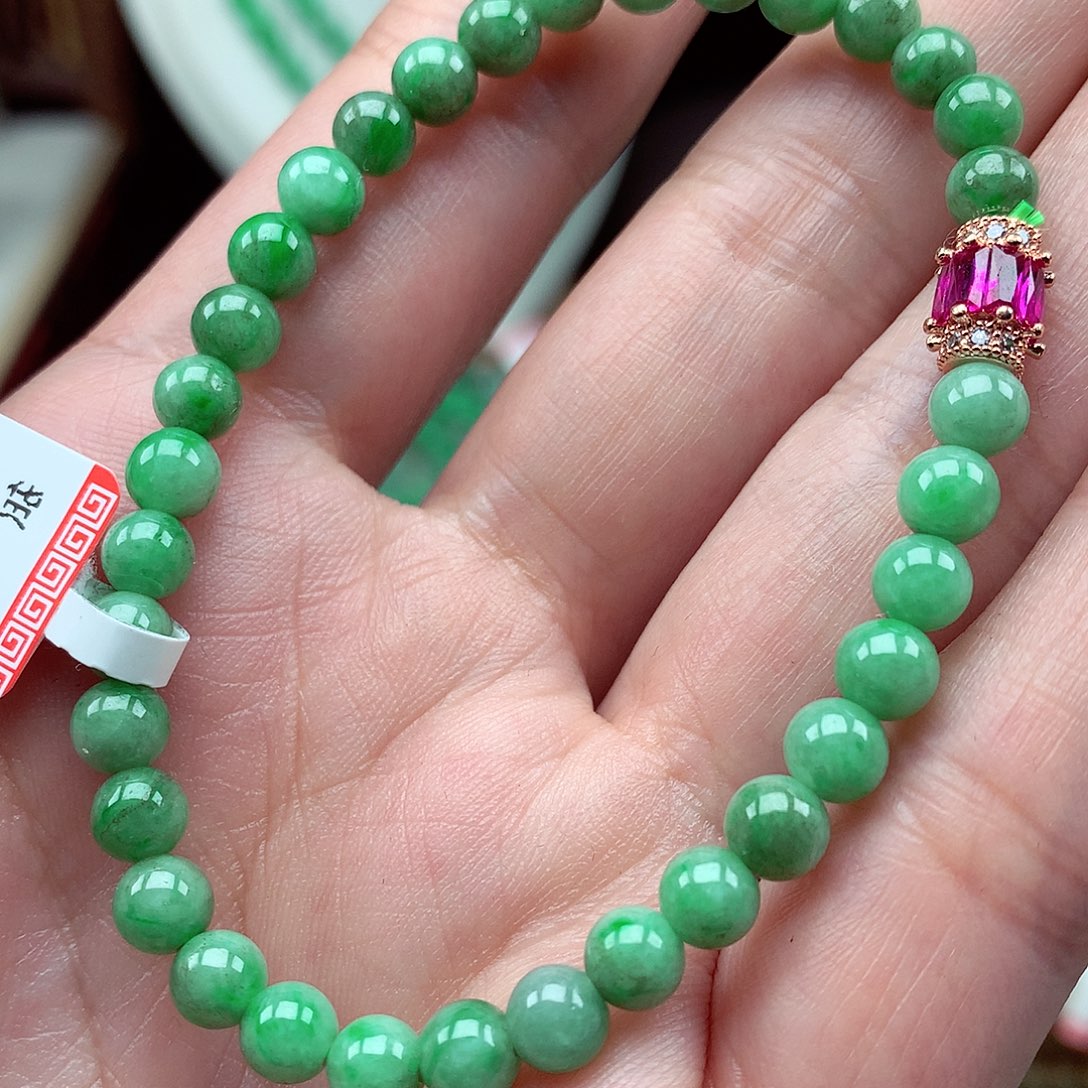 翡翠未镶嵌毛衣链