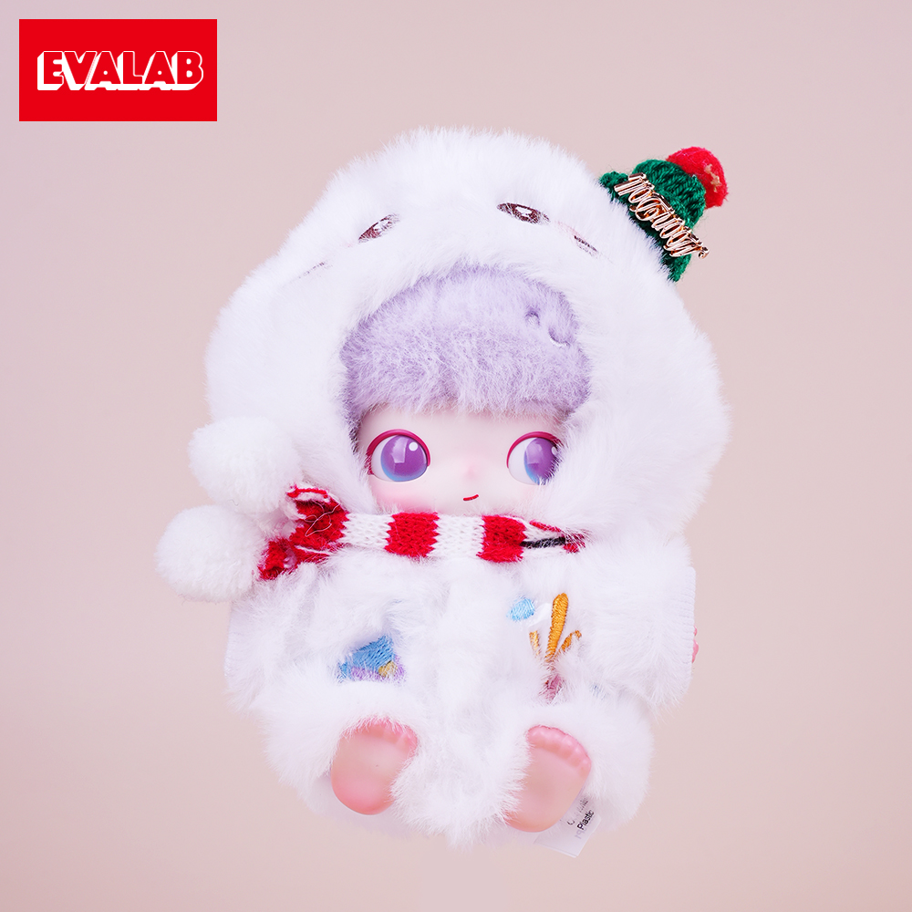 【13cm-17cm通用】雪喵娃衣套装（不含娃）