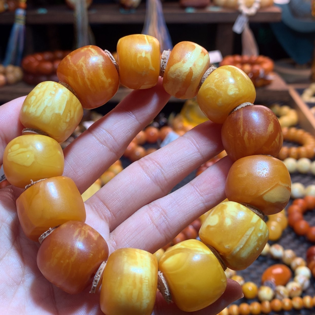 【闪购商品】手链琥珀未镶嵌蜜蜡