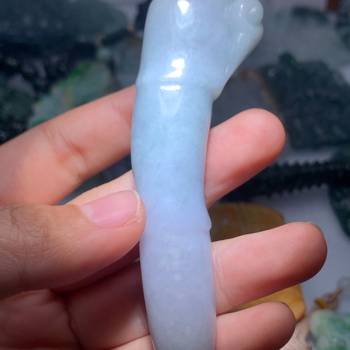 翡翠颈饰未镶嵌保真天然A货翡翠