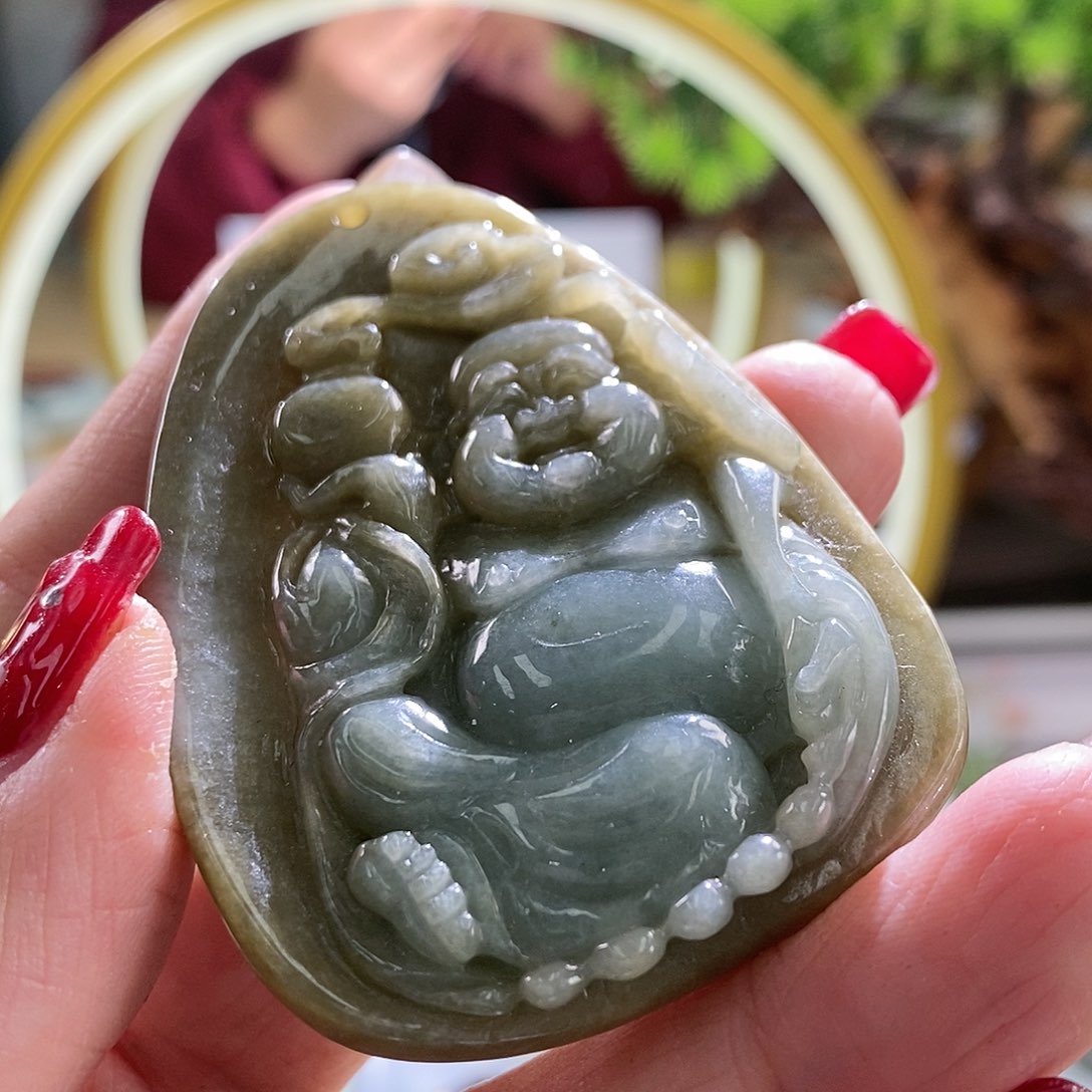 【闪购商品】翡翠颈饰未镶嵌佛