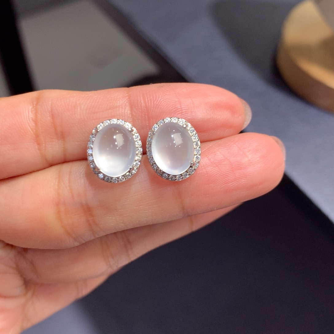 颈饰银S925镶嵌石英质玉