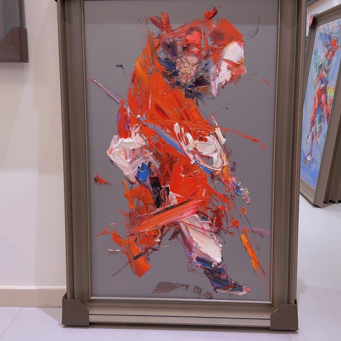 油画光**足京剧系列作品