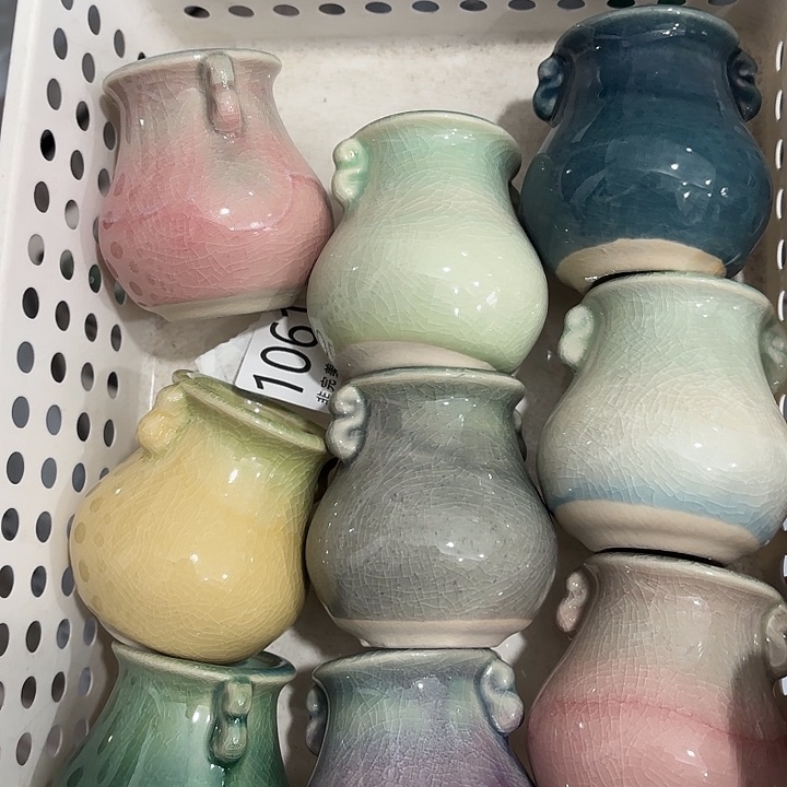 陶瓷发6个，非完美，介意慎拍。