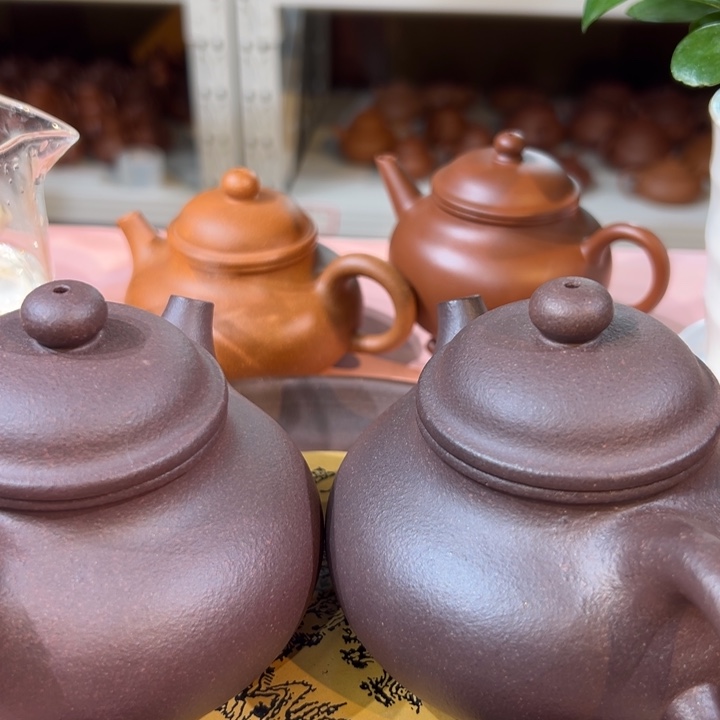 茶壶紫砂蜻**长天青容天260c c