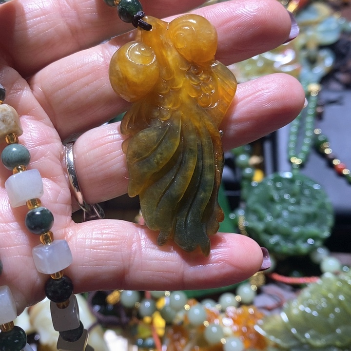 岫玉毛衣链未镶嵌