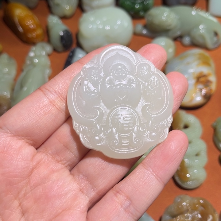 和田玉挂件未镶嵌