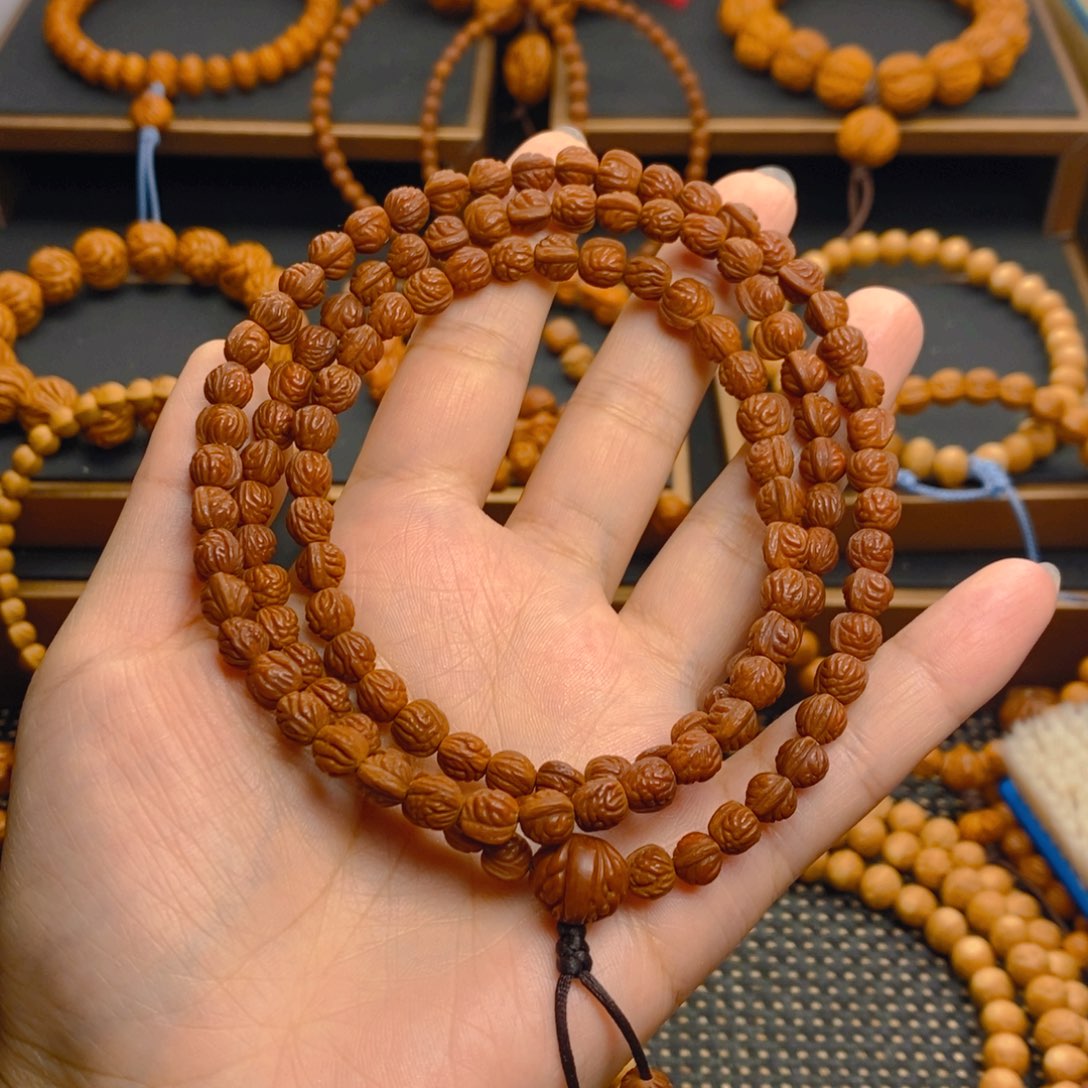 丶***、吊坠桃核秦岭森林07