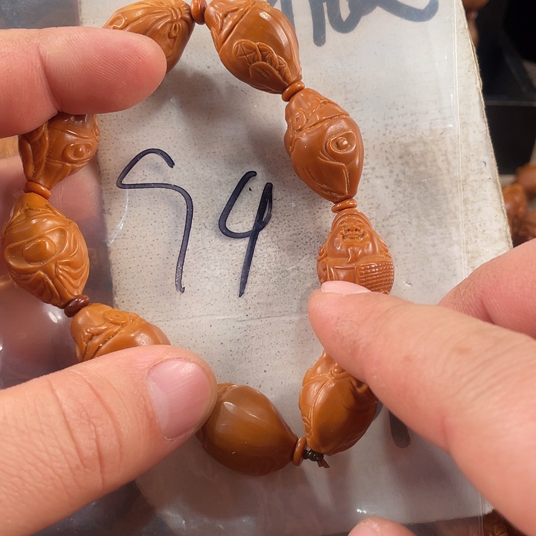 橄榄核手串/手链橄榄核雕工艺手串 瑕疵介意勿拍