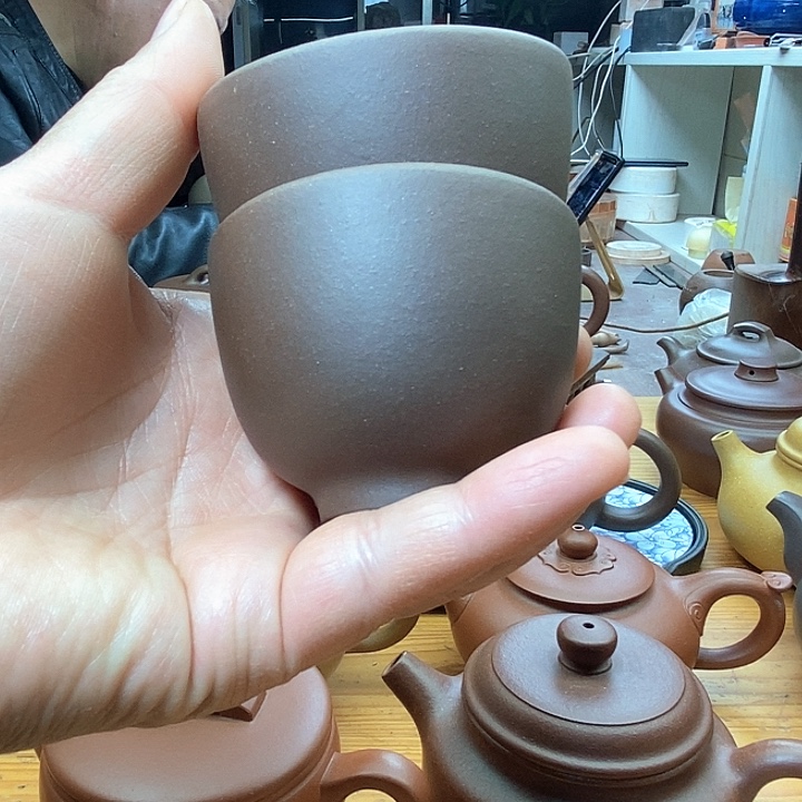 L***沫手工艺品琉璃正品紫砂茶具