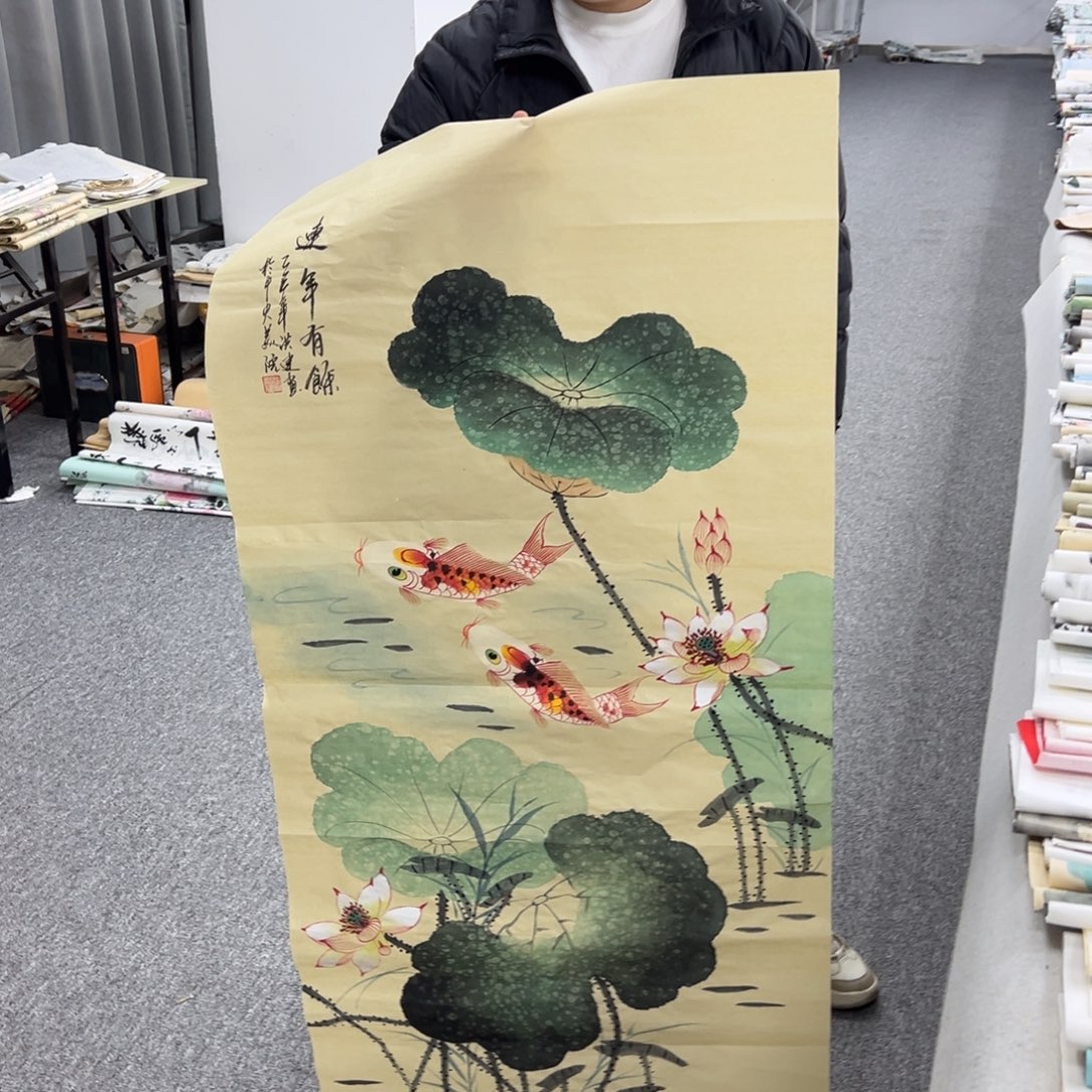 国画卖字画的小老板