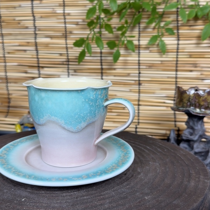 陶瓷景德镇高温颜色釉咖啡杯