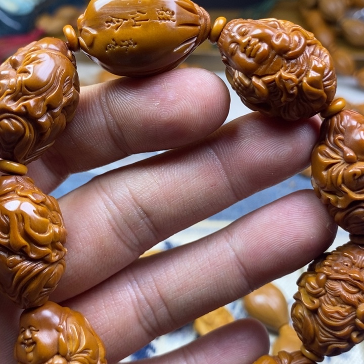 橄榄核手串/手链橄榄核雕工艺手串