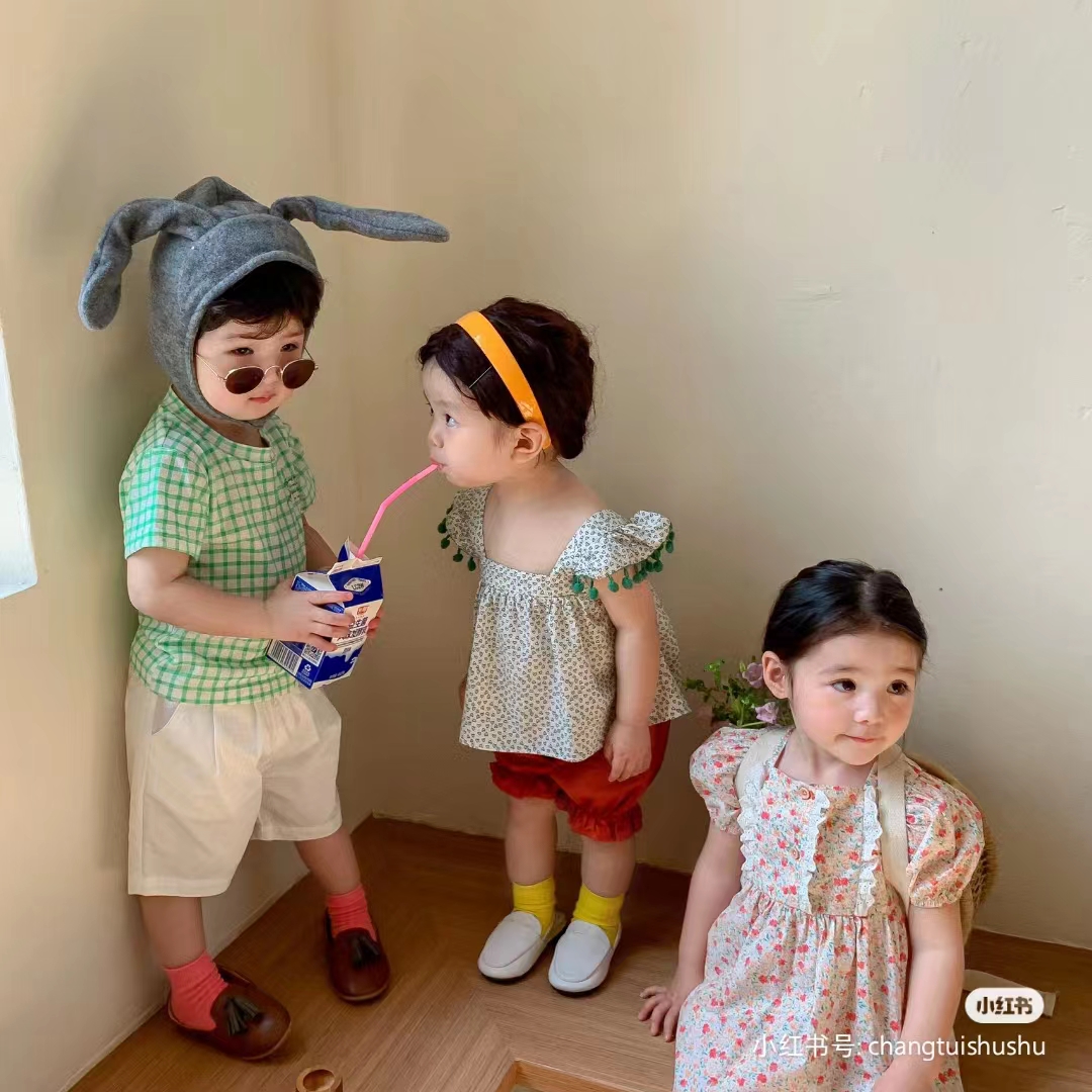 【夏款短袖单T组合】女童夏装短袖女宝宝T恤半袖上衣夏季男宝衣服  