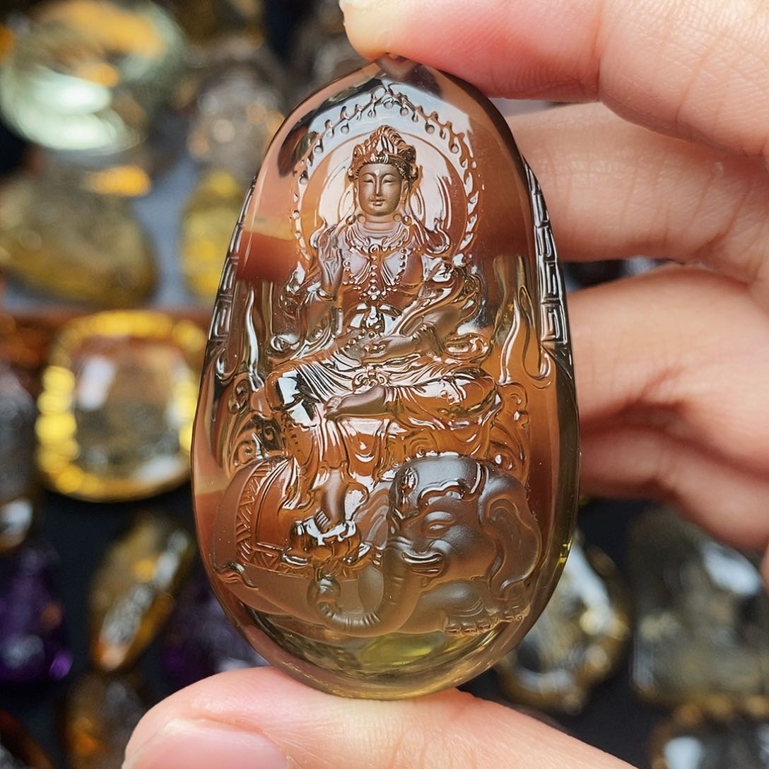 水晶吊坠未镶嵌吊坠