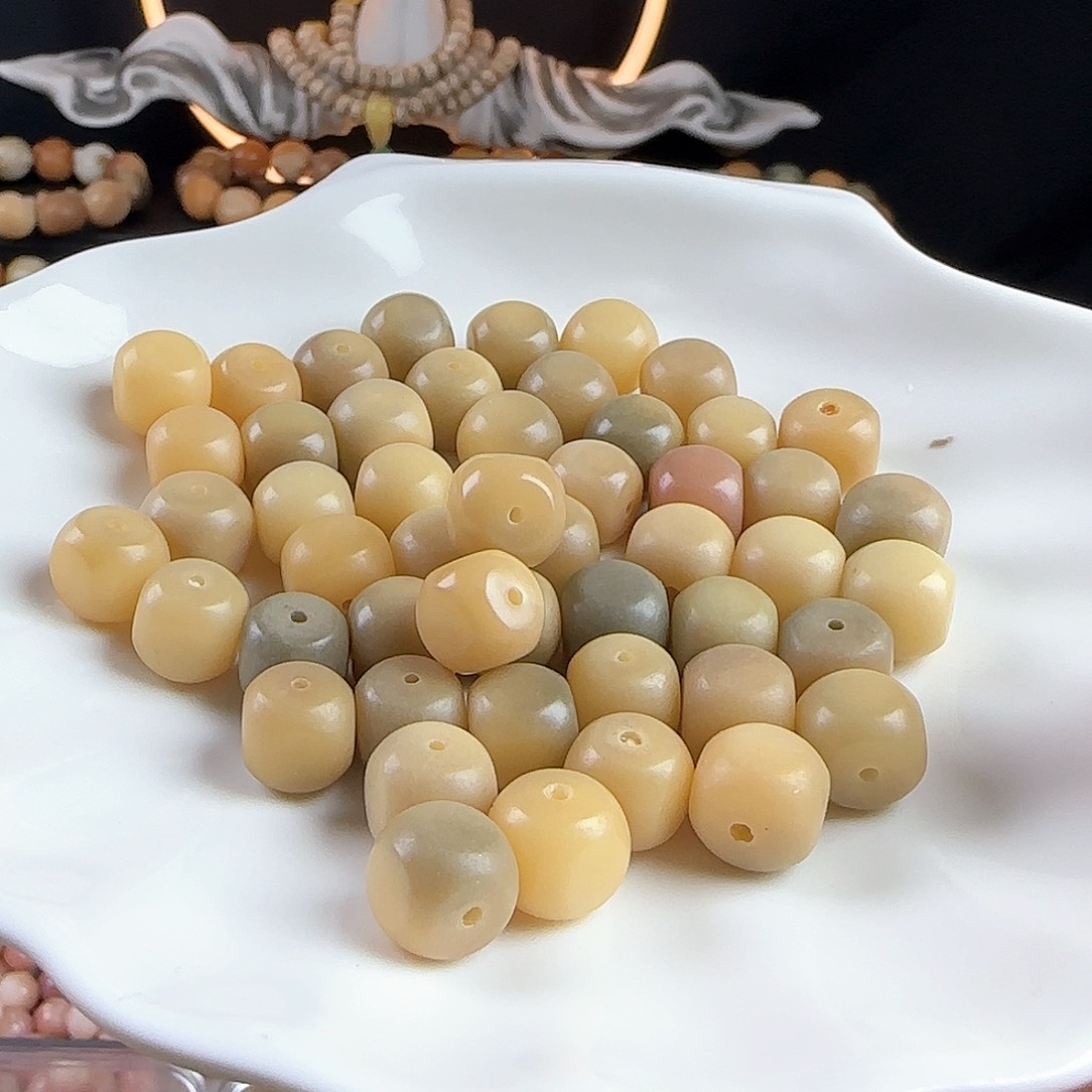 菩提根/象牙果手串卡11青柠六方20卡牌➕10备珠