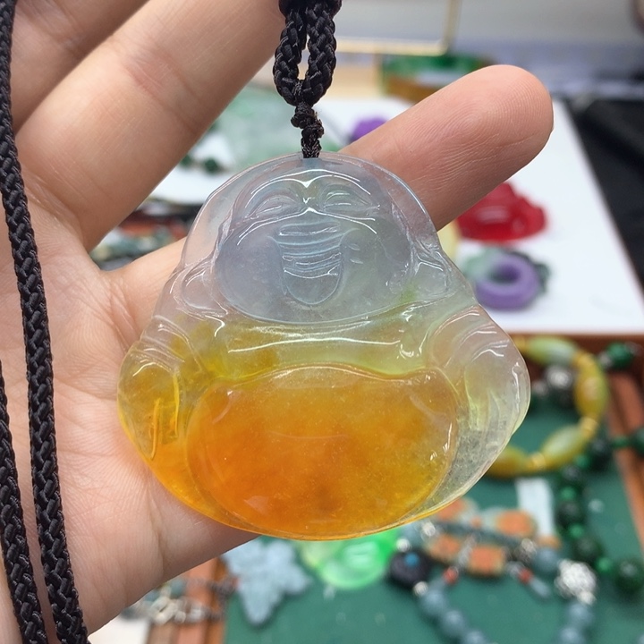 颈饰未镶嵌翡翠吊坠